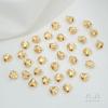 14K bolsa ouro contas em formato de feijões de ouro irregulares amor diy contas feitas à mão acessórios para colar de pérolas brincos material