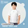 Camiseta de Verano para Niños, Ropa de Entrenamiento, Tallas Grandes para Niños con Sobrepeso, Manga Corta, Fresca y Transpirable, Top Deportivo de Fútbol de Secado Rápido para Niñas