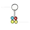 St [Serie de Juegos] Transfronterizo Nuevo Llavero Colgante de Goma Suave de PVC Llavero de Regalo Pequeño Accesorios para Mochila Escolar