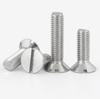 Tornillos Ranurados de Acero Inoxidable 304 Din963 Lavado Blanco Cabeza Plana Tornillos de Máquina M1.6-M10