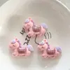 Año del Caballo Nuevos Accesorios de Resina Pony DIY Joyería Hecha a Mano Pasador para Niños Llavero Colgante Materiales Decorativos