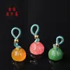 Colgante de Ágata Natural Flor de Loto Amuletos Pequeños para Cadena de Teléfono Pulsera Collar Mini Accesorio Directo del Fabricante