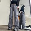 Mono de paracaidista de secado rápido para mujer, primavera, otoño e invierno 2025, nuevo, casual, con cordón, estilo americano, cintura alta, drapeado, hombrecito