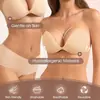 Venda Quente Plus Size Bestseller Transfronteiriço Coberturas de Mamilo com Efeito Push-up para Seios Grandes Estilo Fino Especial Anti-queda Anti-exposição Vestido de Noiva Coberturas de Mamilo Invisíveis