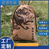 Bolsa con cordón de lino de imitación marrón Wenwan joyería recuerdo bolsa de embalaje fabricantes suministran bolsa de almacenamiento de lino