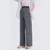 Calça de Maternidade Verão Estilo Fino Roupa Exterior Casual Calça de Perna Reta Não Apertada na Barriga 2026 Novo Estilo Calça de Perna Larga Yamamoto Uso Primavera Verão