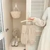 Ropa de Trabajo Estilo Coreano para Niños Pantalones Versátiles para Niñas Otoño Bolsillo Grande Pantalones Zanahoria Bebé Elegante Puño Elástico Pantalones Casuales