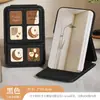 Espejo plegable de alto valor estético, espejo de maquillaje portátil, espejo de tocador de escritorio de pie, espejo especial de mesa para retoques para niñas