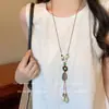 Nuevo Collar Retro con Borlas Estilo Chino para Mujer, Estilo Bohemio, Estilo Étnico, Temperamento Único, Accesorio de Collar para Clavícula Inspirado en el Zen
