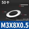 Junta plana de acero inoxidable 304, arandela gruesa extragrande, tornillo metálico, mesón circular M3M4M5M6M8M10M16