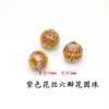 Cobre Puro Cloisonné Esmalte Agujero Pasante Incrustado Hueco Cuentas Sueltas DIY Pulsera Creativa Cultural Pulsera Joyería para Ropa Accesorios