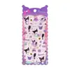 Pegatinas Originales de Sanrio Kuromi para Niños, Pegatinas de Cristal Estéreo 3D de Kuromi, Pegatinas Lindas para Niñas y Bebés