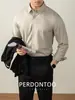 [Lanxess Modal] Camisa Masculina Sem Costura e Que Não Amassa - Pacote com 60 Peças - Primavera e Outono - Elegante para o Trabalho - Manga Longa - Cor Lisa