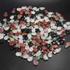 Colgante Plano Forma de Gota de Agua 13*18 Cristal Natural de Aventurina Accesorios Forma de Semilla de Melón DIY Accesorios para Joyería Collar Forma de Pera