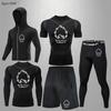 Roupa Esportiva Transfronteiriça Roupa de Treino Roupa de Secagem Rápida Outono e Inverno Ao Ar Livre Corrida Matinal Atletismo Ciclismo Corrida Roupa de Fitness