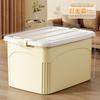 Caja de almacenamiento de plástico de gran capacidad para el hogar, para guardar ropa, dormitorio, resistente al polvo, gruesa, para artículos diversos.