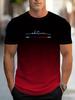 Camiseta Casual de Moda Urbana para Hombre con Impresión 3D Transfronteriza Moda de Verano