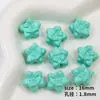 Cuentas de Acrílico de Colores con Forma de Lazo de Cinco Puntas y Agujero Pasante para Cadena de Teléfono Móvil, Llavero, Colgante, Accesorios de Joyería