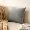 Almohada de terciopelo mate de color sólido funda de almohada para sofá al por mayor cojín para siesta de oficina hogar simple cojín liso