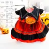 Ropa para Cachorros de Primavera y Otoño Gato Princesa Halloween Velo Negro Tracción Lolita Perro Pequeño Bixie Mascota 4278
