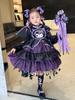 Vestido Kulomi para meninas de Halloween, estilo novo de outono e inverno, vestido de princesinha demônio lolita para meninas