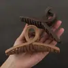 Pasador Coreano Mate Esmerilado Tocado de Alta Gama Pinza para el Cabello Pinza para el Baño Pinza de Tiburón Retro Francesa en la Parte Posterior de la Cabeza