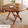 Mesa Plegable, Mesa Pequeña, Mesa de Comedor para el Hogar, Mesa de Té para Balcón, Mesa Plegable Portátil Simple Pequeña para Camping al Aire Libre
