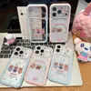 Três gatinhos e ursinhos se transformam instantaneamente no Apple 17 Pro Max, adequado para iPhone 16, capa transparente céu estrelado dopamina