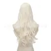 Peluca Transfronteriza para Mujer, Media Peluca en Forma de U, Peluca Estilo Europeo y Americano, Cabello Largo Rizado, Extensiones de Cabello Invisibles Sin Costuras, De Una Pieza