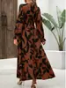 Amazon Tk Europeo y Americano Aliexpress Ropa de Mujer Transfronteriza Primavera y Otoño 2025 Nuevo Vestido de Manga Larga de Moda Francesa para Mujer