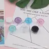Caixa de embalagem de teste para viagem caixa de creme facial 5G frasco de creme amostra frasco quadrado rosa amostra de joia para unhas caixa plástica