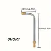Pistola de Agua a Presión Transfronteriza Boquilla Curva de Latón Conector Rápido de 1/4 Barra de Extensión para Pistola de Agua Boquilla Curva para Pistola de Agua 90 Grados 30 Grados