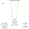 Collar con Colgante de Acero Inoxidable Chapado en Oro de 18k, Forma de S, Circonita, Gota de Agua, Temperamento Simple de Alta Gama, Nicho, Lujo Ligero, Versátil para Mujer