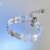 Pulsera japonesa y coreana de diseño nicho, colorida con cuentas y perlas, verano Nuevo ins para chicas, pulsera pequeña exquisita