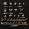 Reina Gitana Joyería Bohemia Oro Vintage Pieza Hecha a Mano Zhibixing Colgante Desmontable Estilo Palacio