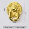 Vendas Diretas da Fábrica Transfronteiriças Gaveta de Amostras Redonda Única Antiga Liga Armário de Guarda-Roupa Decoração de Casa Puxador Bronze Dourado