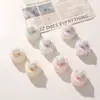 Pastel de Crema Dulce y Delicioso Conejito Resina Flocado Accesorios DIY Funda de Teléfono Accesorios para el Cabello Accesorios de Joyería Venta al por Mayor