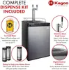 Máquina de cerveza artesanal de doble cabezal, máquina de cerveza de barril refrigerada por aire, máquina de cerveza de barril comercial, equipo de dispensación y refrigeración de cerveza Kegerator refrigerado por agua