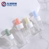 Botella de vidrio transparente con gotero de 1 ml, 2 ml, 3 ml y 5 ml, disponible en stock transfronterizo, para aceite esencial, muestra de aceite esencial, embotellado de prueba.