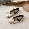 Zapatos Mary Jane para Niñas, Zapatos de Princesa con Suela Suave, Estilo Primavera y Otoño, Lazo Versión Coreana, Zapatos de Salón Estilo Little Chanel para Niñas Pequeñas