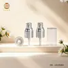 Cabezal de Spray de Aluminio Anodizado con 20 Hilos, Hombro Curvo de Aluminio Anodizado Sin Borde Faldón, con Cubierta Completa, Cabezal de Bomba para Botella Sin Borde Faldón, Bomba de Cubierta Completa