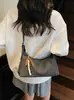 Bolsa de Ombro Única Texturizada Transfronteiriça para Mulheres 2025 Nova Outono e Inverno Versátil para Trabalho e Deslocamento Crossbody Bolsa Dumpling