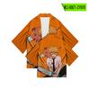 Amazon Chainsaw People Day Difuse Around Feather Weaving 3D Digital Printing Summer Seven-point Sleeve Kimono Cardigan Protetor Solar Fino