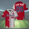 Uniformes de Beisebol Profissional Transfronteiriço Europeu e Americano, Uniformes de Softball, Uniformes de Beisebol de Jogo Americano, Chicago Cubs Personalizado