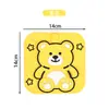 Tapa de desagüe de oso de dibujos animados, almohadilla antiolor, cubierta de silicona de doble capa anti-atascos y anti-insectos para desagüe de baño para prevenir el reflujo de olores