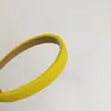 Novo aro de cabelo infantil de cor sólida e vibrante, faixa de cabeça para bebê, fivela de cabelo