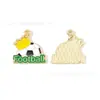 Acessórios Pingente Gota de Óleo Bola de Futebol Copa do Mundo DIY Liga Chaveiro Corrente de Celular Pingente Material