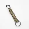 Llavero de Supervivencia al Aire Libre Llavero Trenzado de Paracord Anillo Llavero Colgante de Paracord Llavero de Paracord