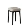 Banqueta Plástica Espessa de Casa Empilhável, Banqueta Alta Resistente para Sala de Estar e Mesa de Jantar, Armazenamento Conveniente, Banqueta com Assento Macio