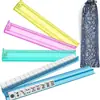 Estante y Empujador de Mahjong de Acrílico Pulido de Alta Transparencia Estilo Americano Personalización, Herramienta para Organizar Fichas de Mahjong para Uso Doméstico, Accesorios de Juego